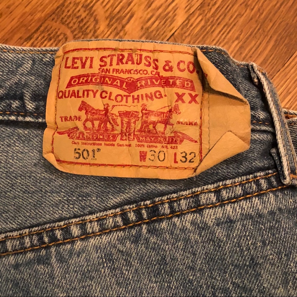 Classic Old Levi’s 501 Button Fly Men’s Jeans #17